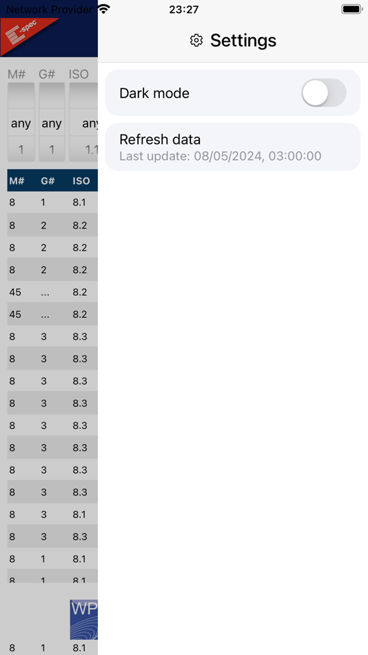 #6. Material Numbers (iOS) 由: C-spec