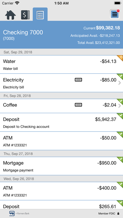 The Farmers Bank – Business Screenshot