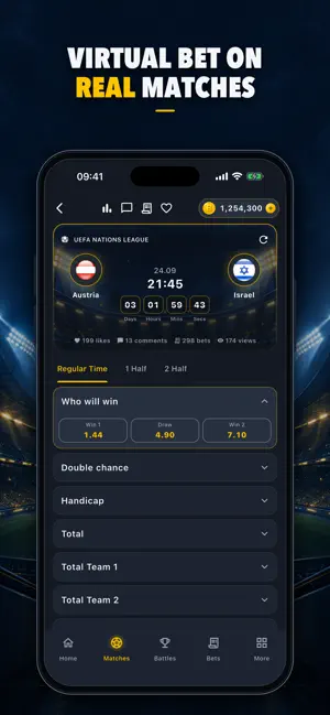 Bet Up - Sports Betting Game screenshot 2