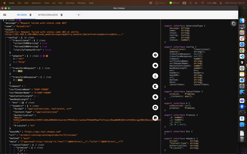 App screenshot