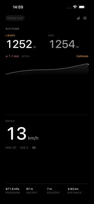 Mini Altimeter screenshot 1