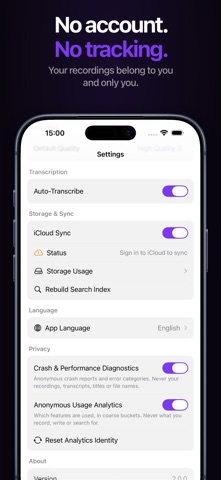 Recordus - AI Voice Recorder のスクリーンショット