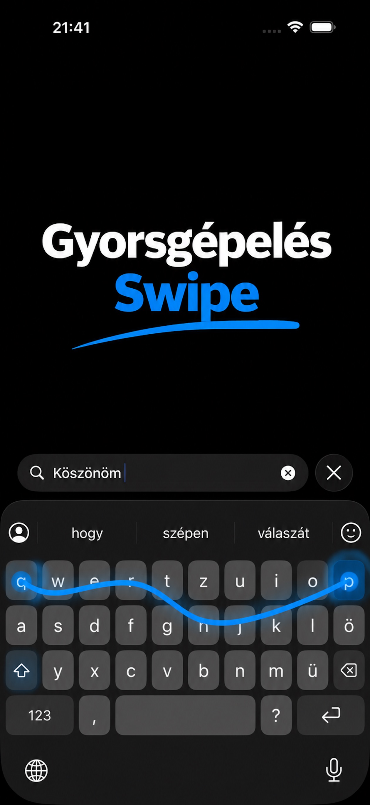 Screenshot 2 of Magyar Billentyűzet