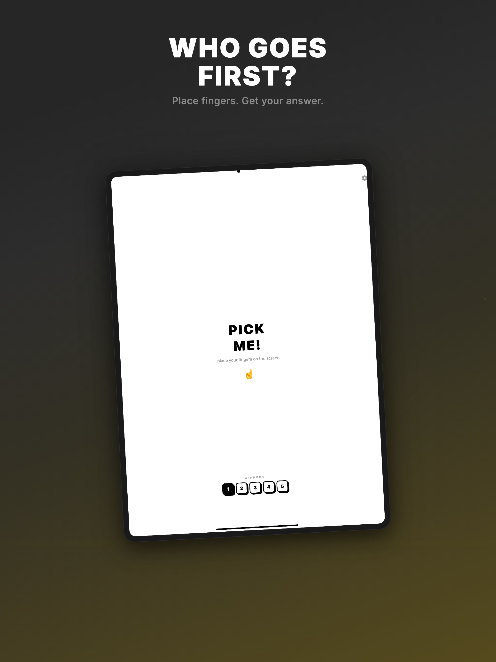 PickMe - Finger Chooser screenshot 4
