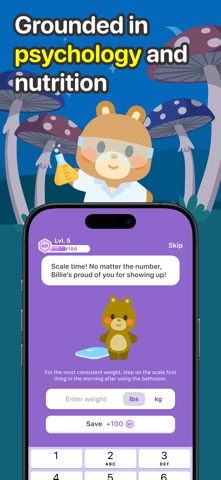 Billie: Fun Calorie Counter screenshot