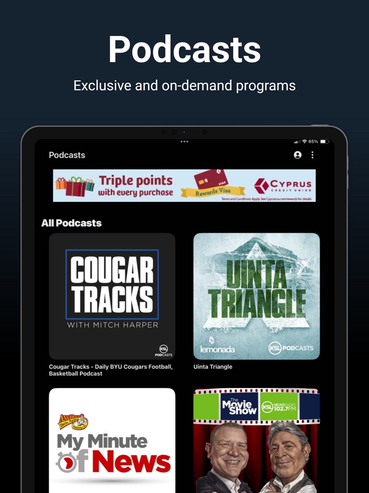 KSL NewsRadio ipad screenshot 4