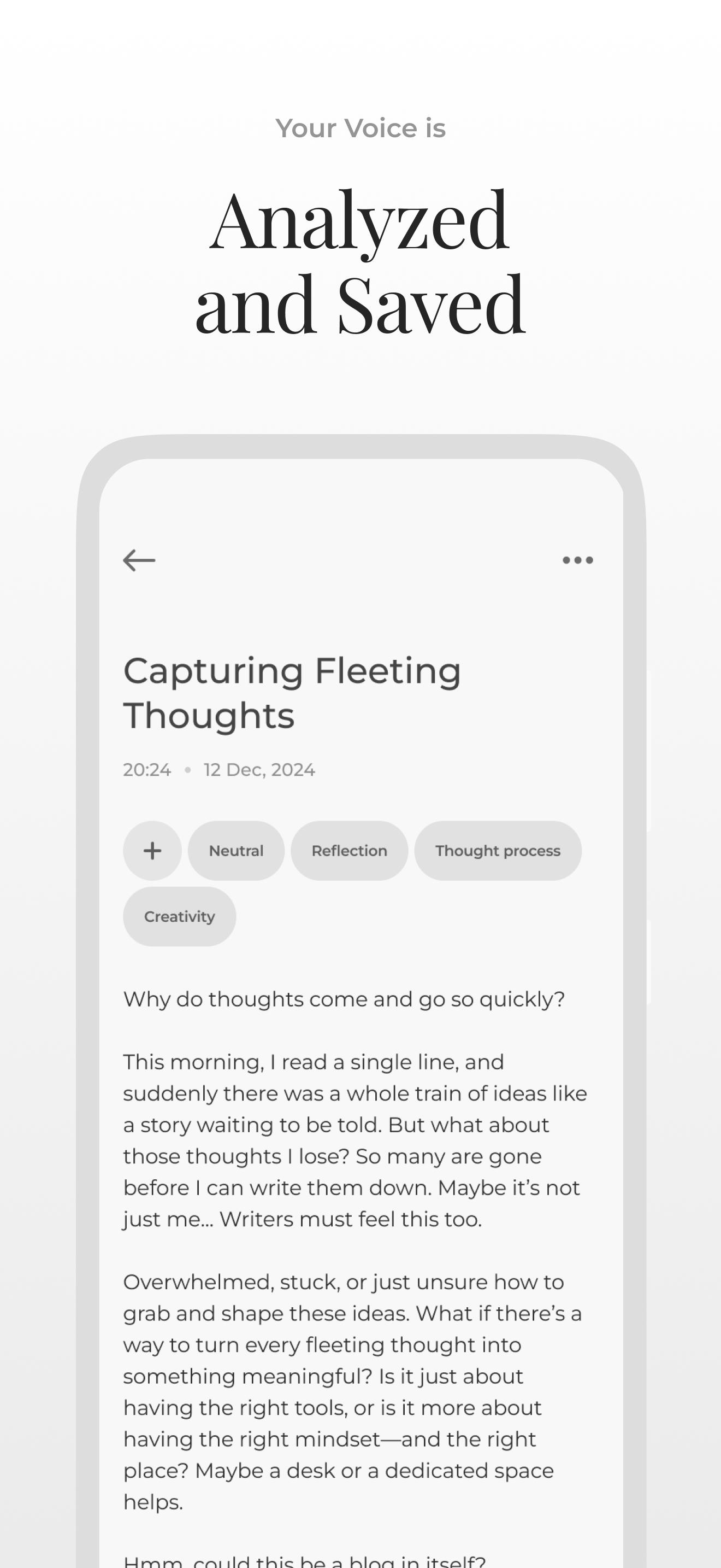InnerVoice: Capture Thoughts screenshot 5