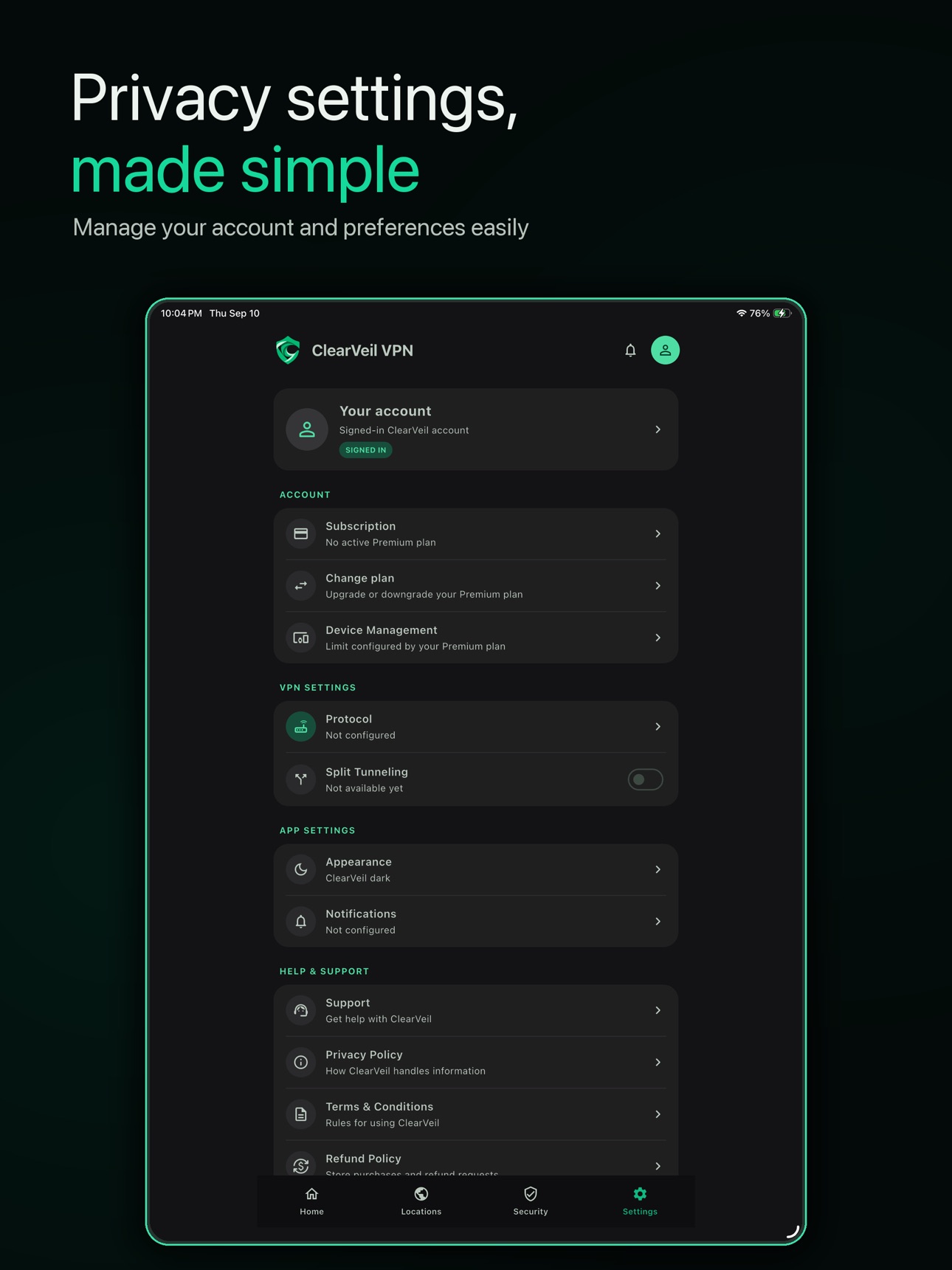 Screenshot 11 of ClearVeil VPN