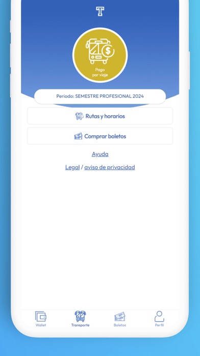 Movilidad Tec Screenshot