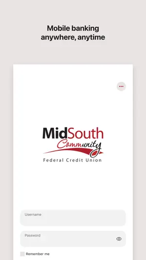 MidSouth Community FCU Mobile screenshot 1