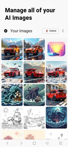 GenArt AI Studio screenshot