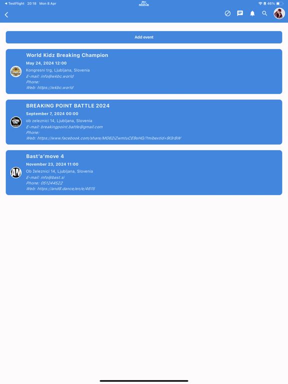 Screenshot #6 pour My Moove App