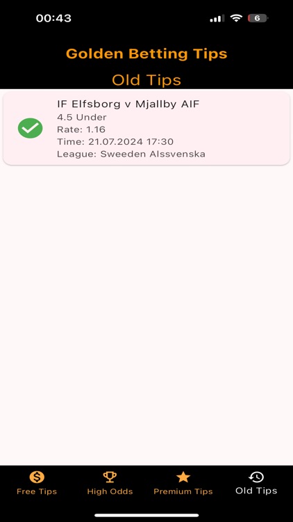 Golden Soccer Bet Predictions screenshot-5