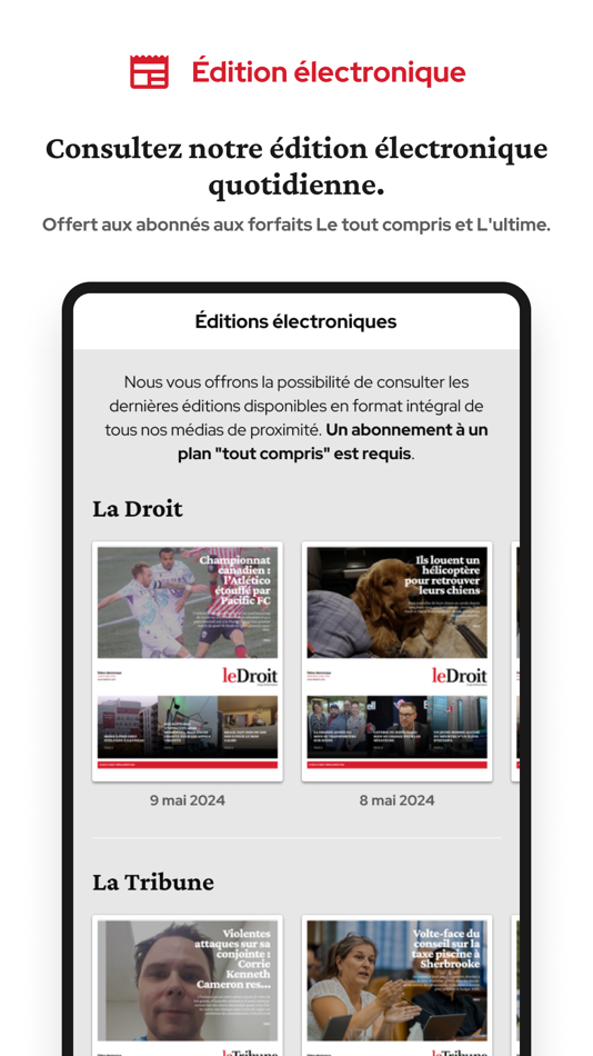 #3. Le Droit (iOS) By: Cooperative nationale de l'information independante, Coop de solidarite