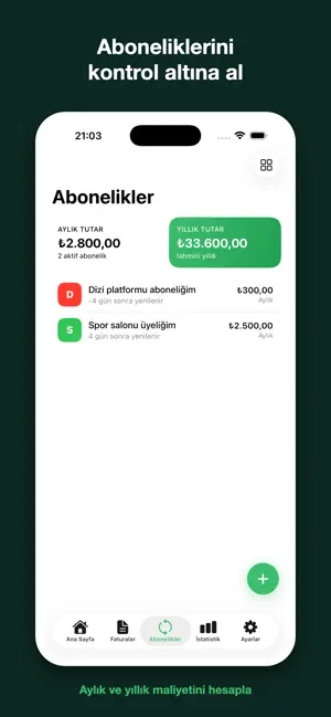 SpendWise: Harcama Takibi screenshot 2