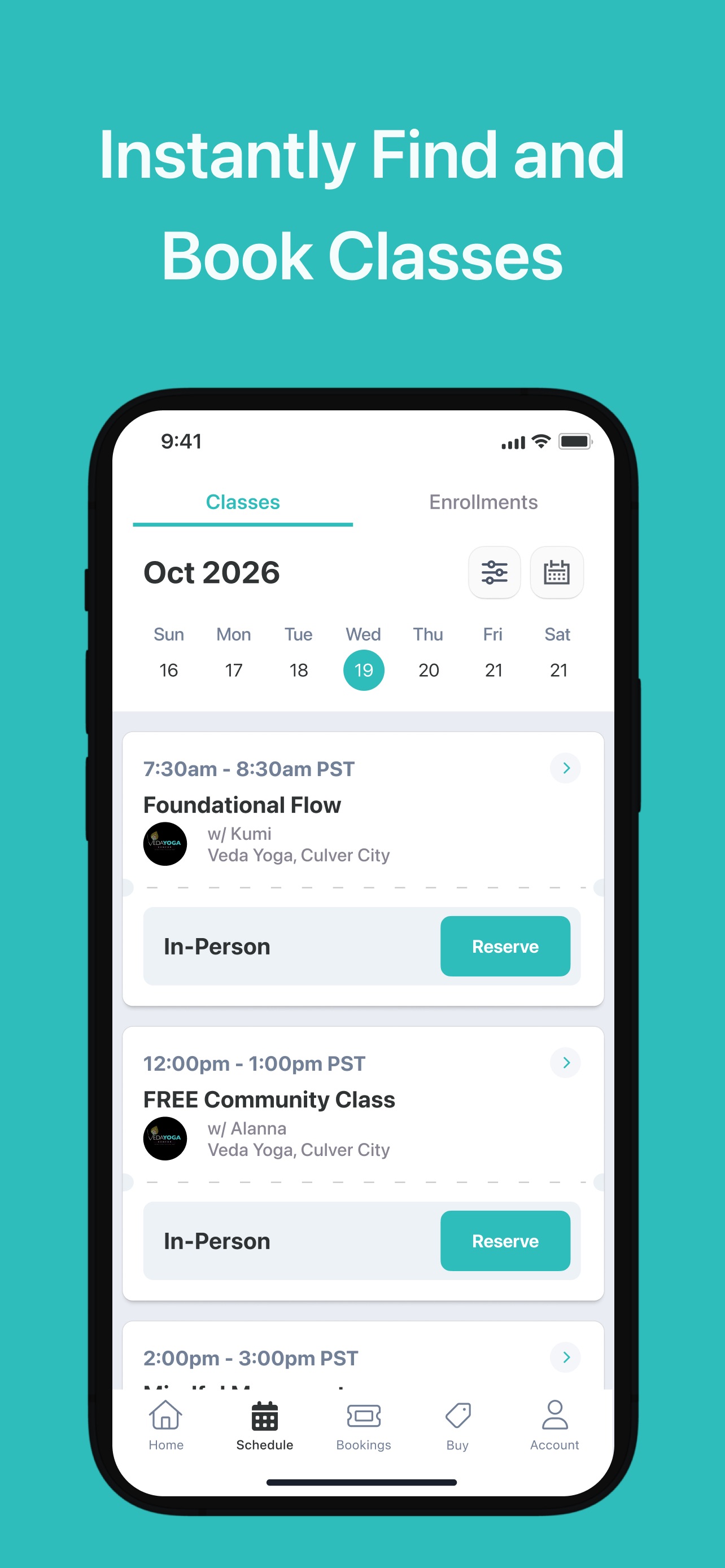 Screenshot 3 of Veda Yoga App