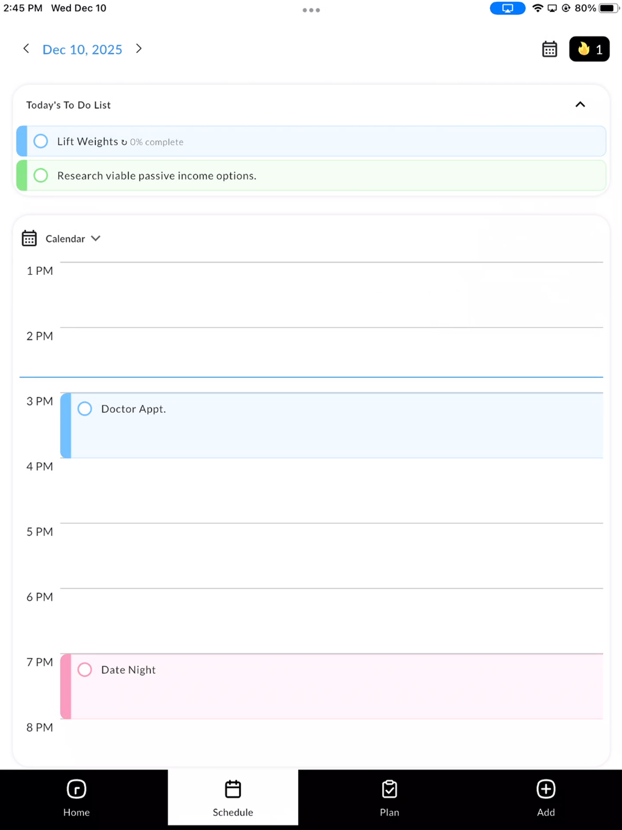 Remember To Plan