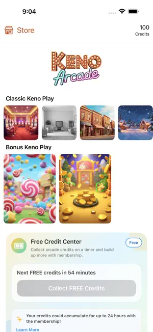 Keno Arcade screenshot 1
