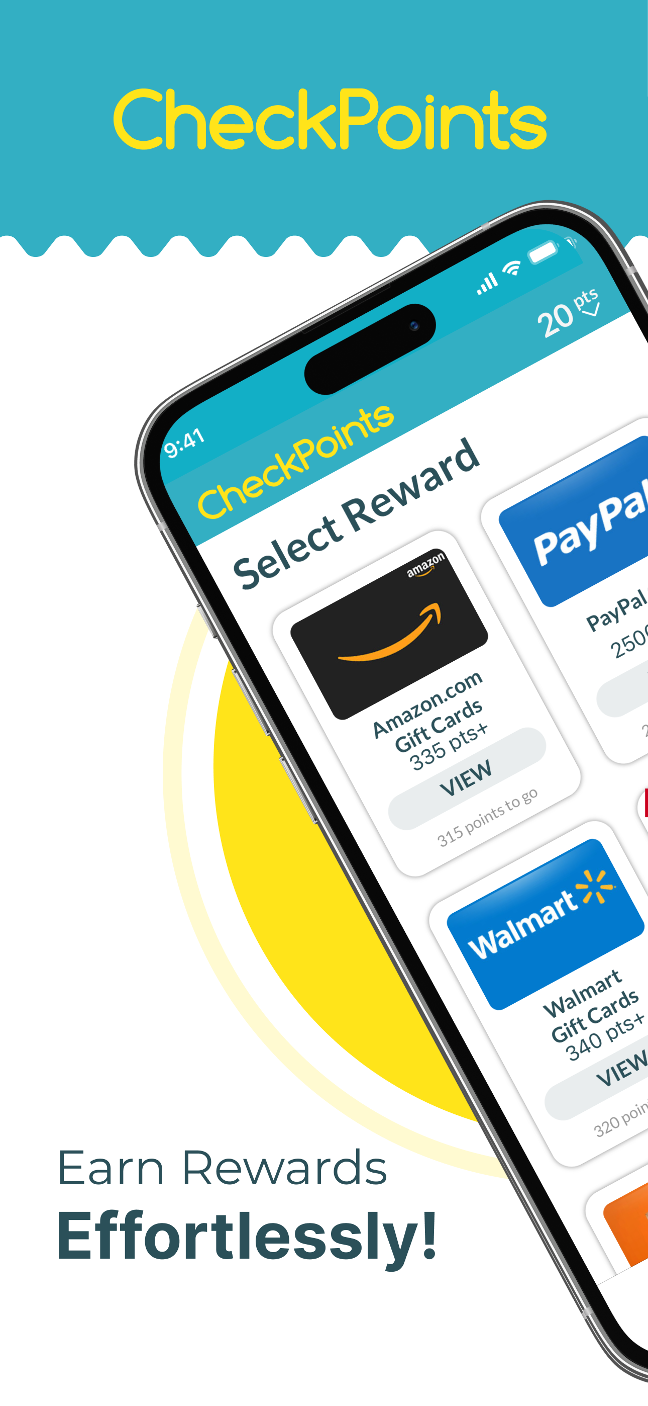 CheckPoints #1 Rewards App