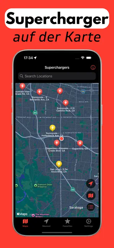 Superchargeurs pour Tesla - EV screenshot 2 of 6