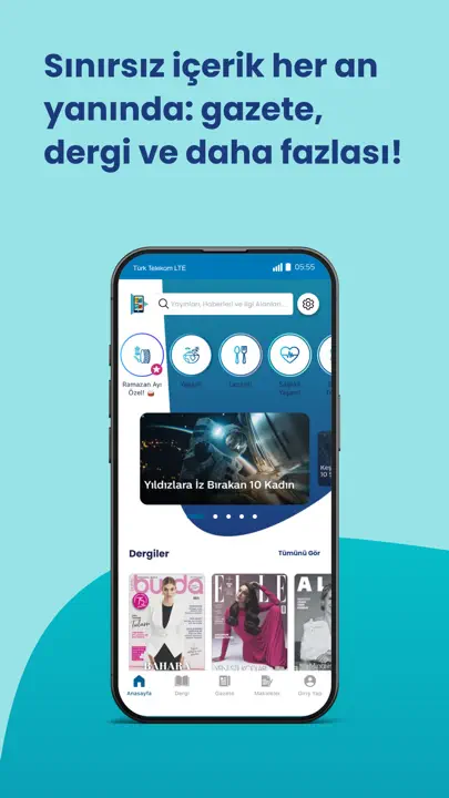Türk Telekom E-dergi iPhone Ekran Görüntüsü 1