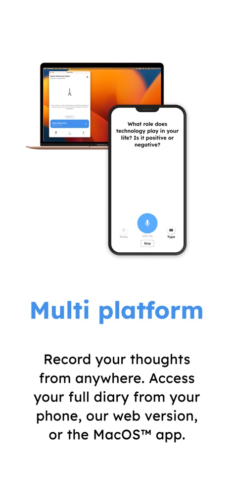 Audio Diary - a simple journal - Lifestyle App | MWM