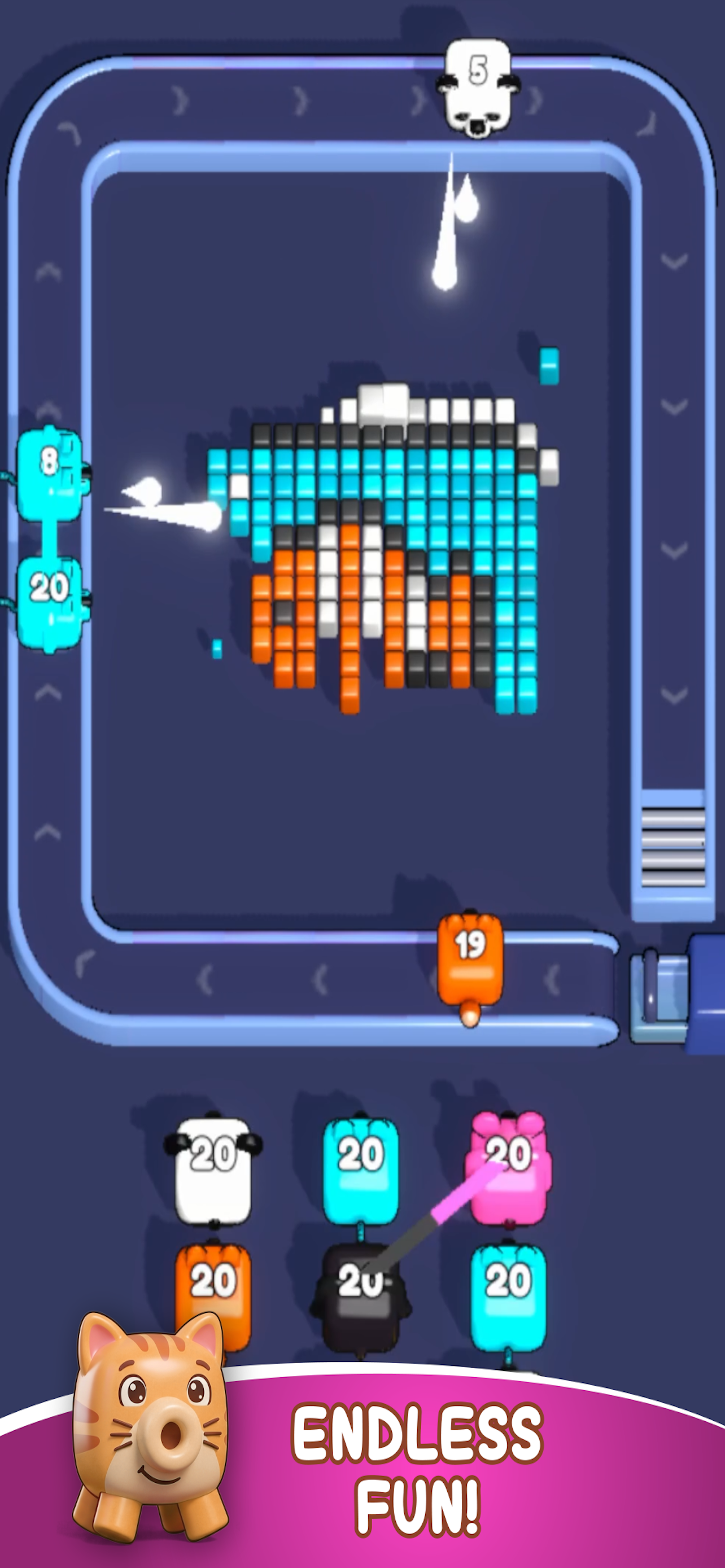Fuzzy Flow- Animals Out! screenshot 5