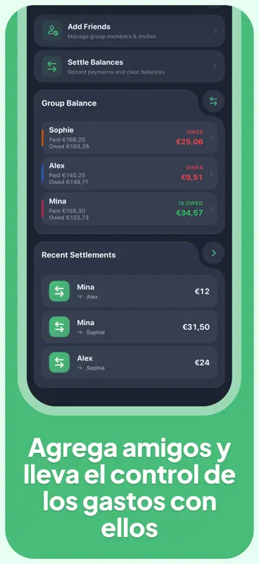 Gastos de viaje: TripBudgy screenshot 6 of 7