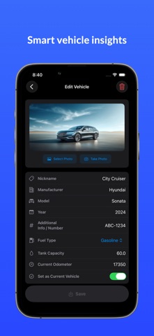 AutoLog: Car Maintenance Log iPhone screenshot