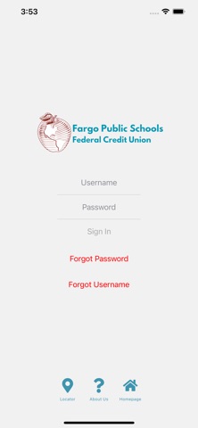 Fargo Public Schools FCU app screenshot