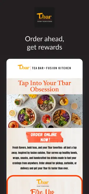 Tea Bar & Fusion Kitchen screenshot 1