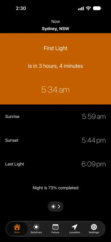Sunrise Sunset Times screenshot 5 of 10