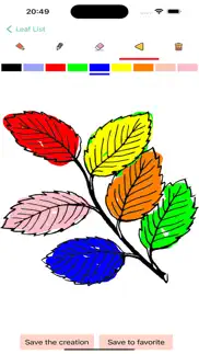 leaf doodle creation iphone screenshot 3