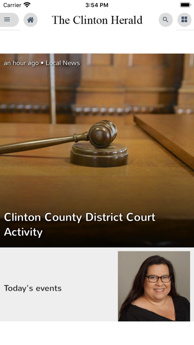 Clinton Herald Screenshot