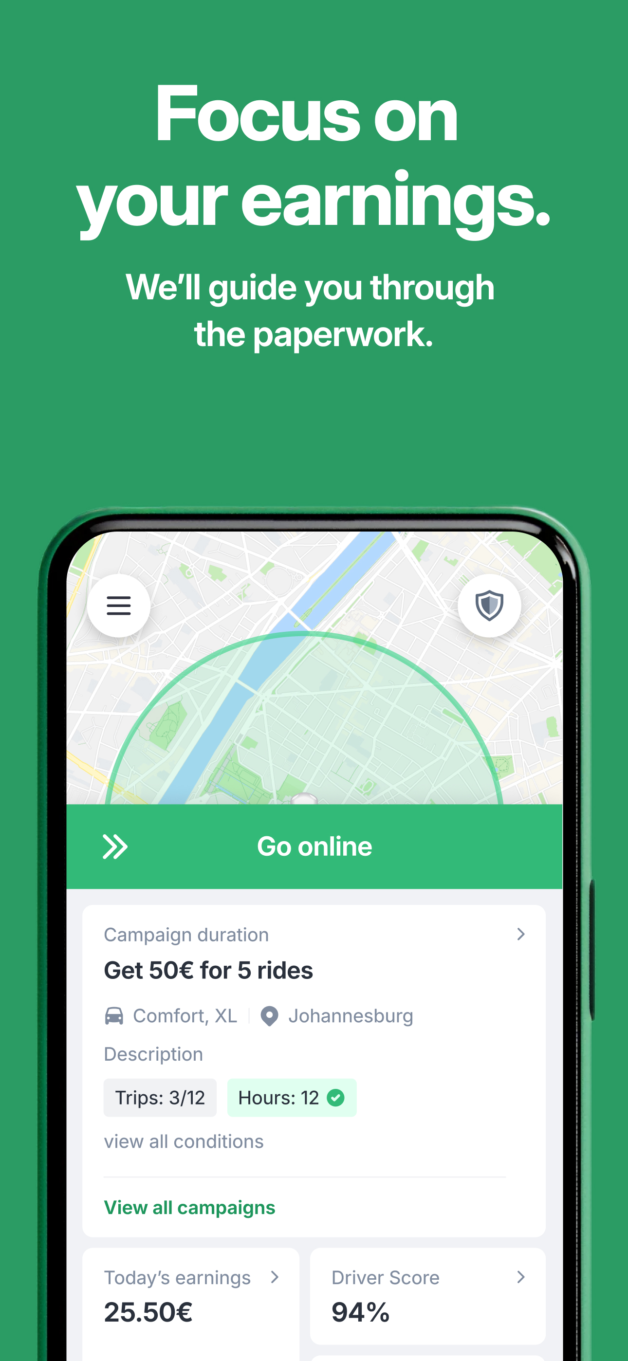 Bolt Driver: Drive & Earn screenshot 2