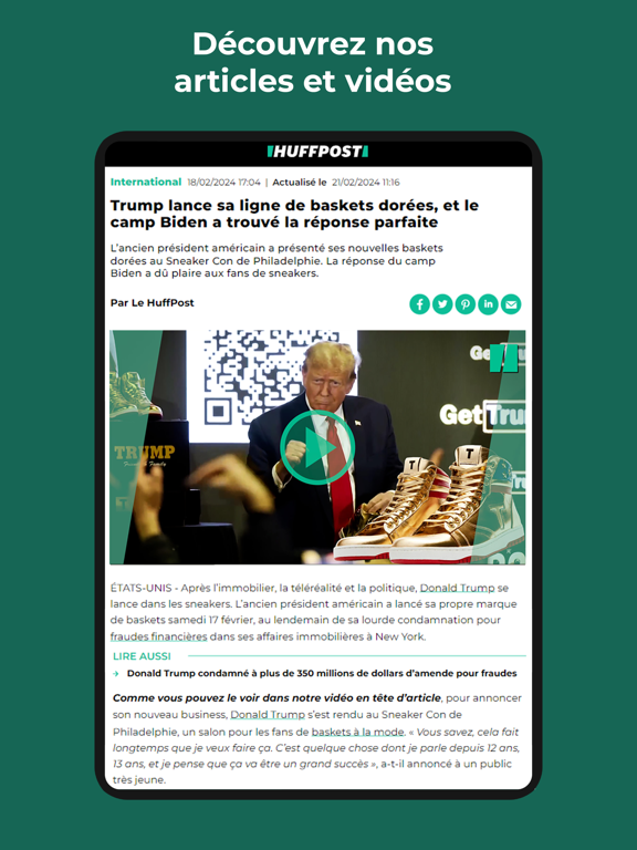 Screenshot #5 pour Le HuffPost