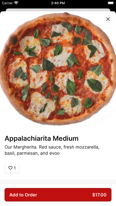 Pizzoco Pizza Parlor iPhone screenshot 3 - Food & Drink app