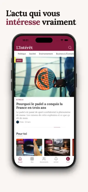 L'Intérêt — média personnalisé screenshot 4