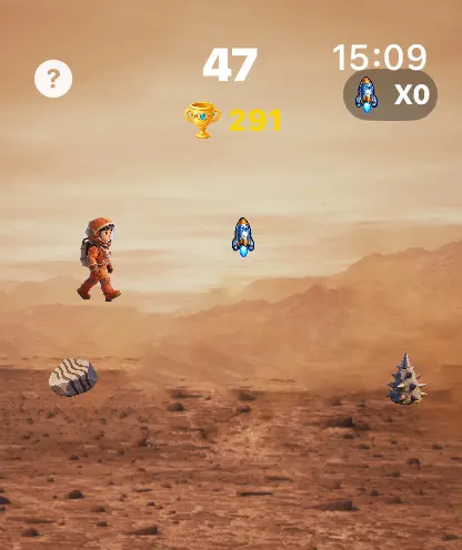 Screenshot #2 pour Mars Parkour : Jeu de Montre