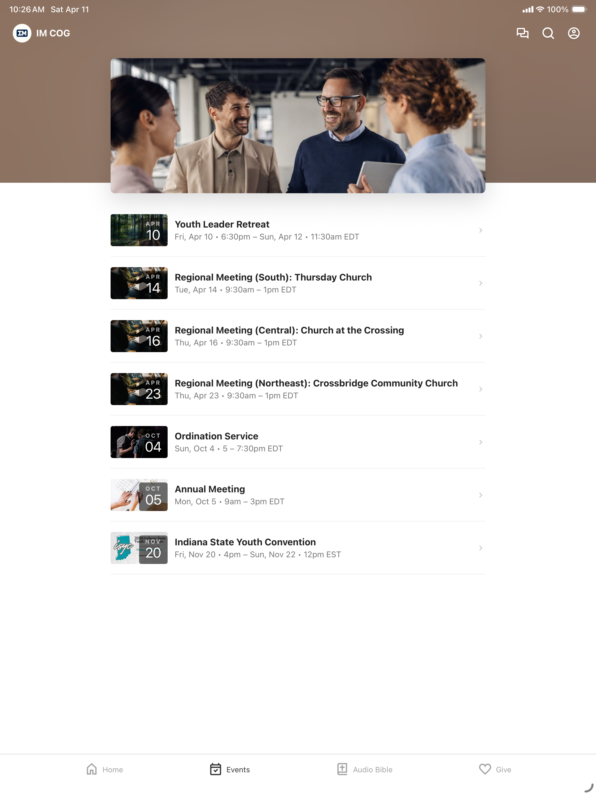 Indiana Ministries screenshot 5