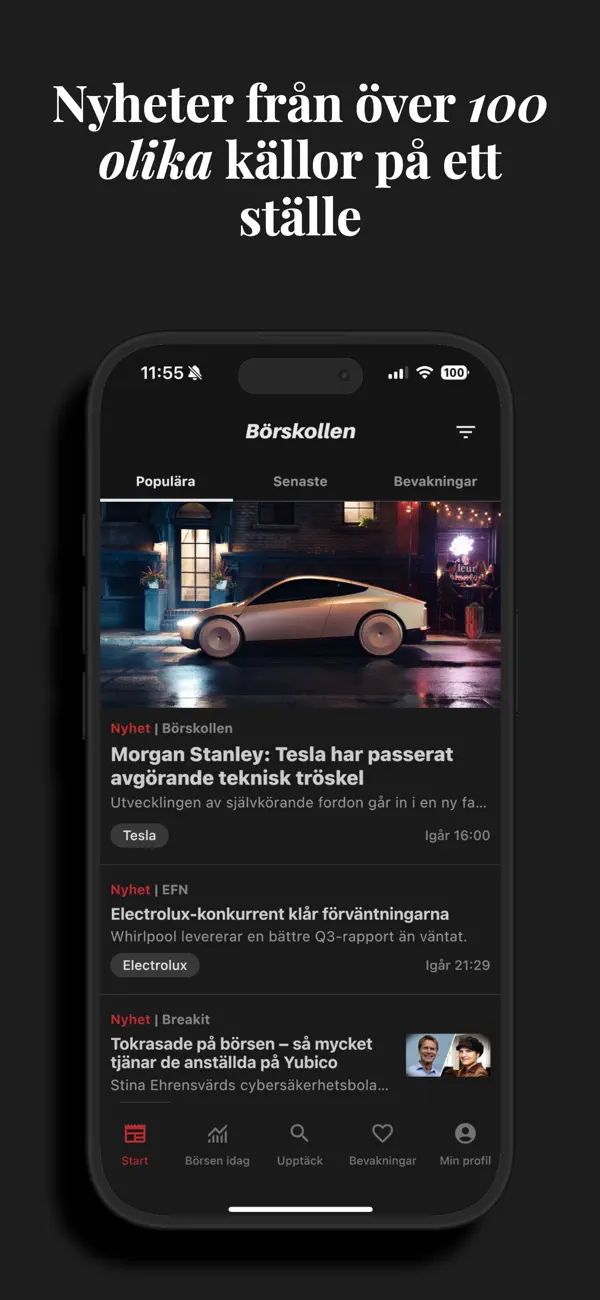 Screenshot #2 pour Börskollen: Aktier & Börsen