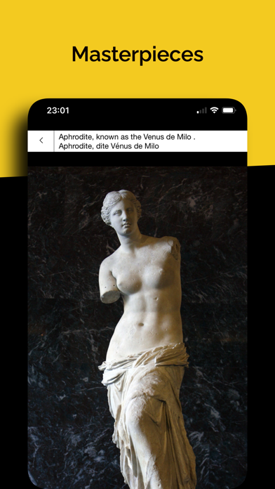 Louvre Museum Audio Guide Screenshot