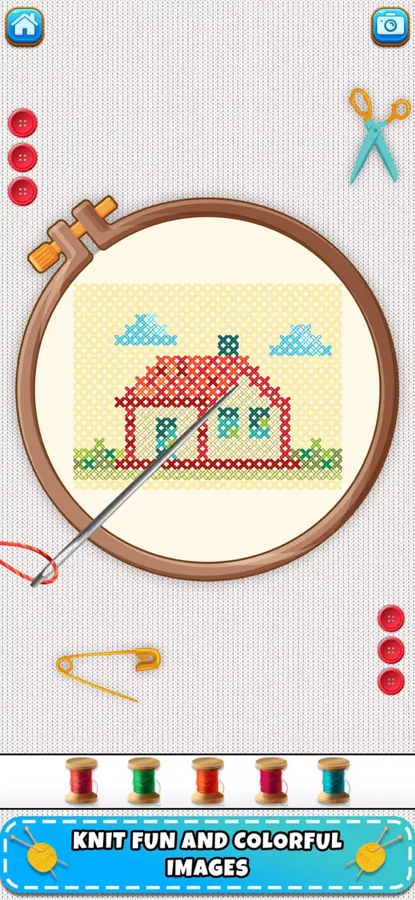 Screenshot #1 pour Knit Master – Sewing Game