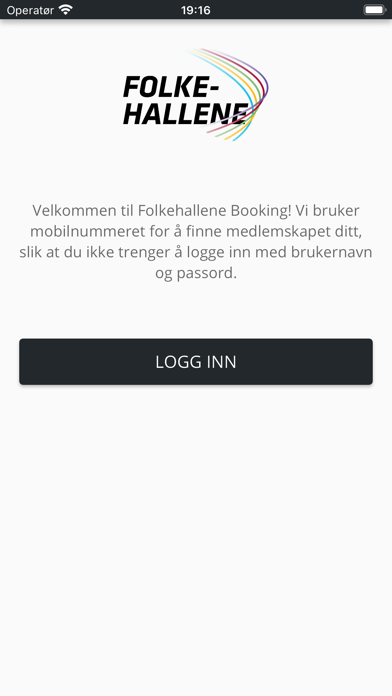 Folkehallene Booking Screenshot