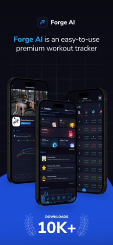 Forge AI Workout Tracker Screenshot 1 of 8