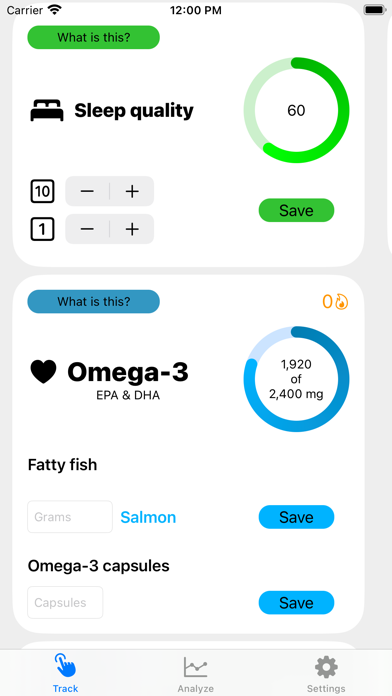 AIM: Anti-inflammatory life Screenshot
