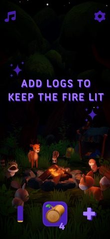 Sleep Sounds: Cozy Campfire 3D screenshot