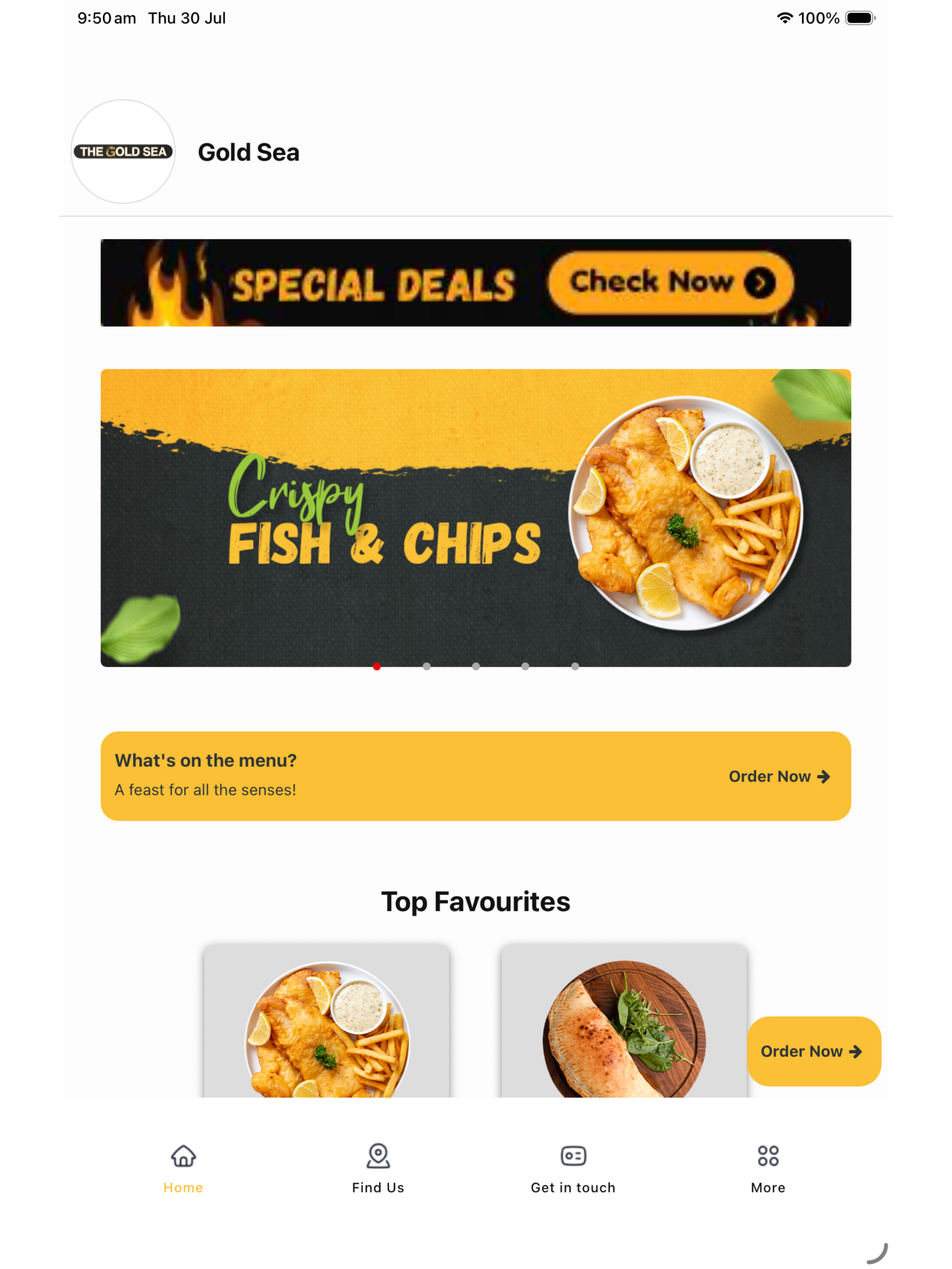 Gold Sea Takeaway screenshot 5
