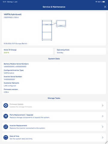 VARTA.install iPad screenshot