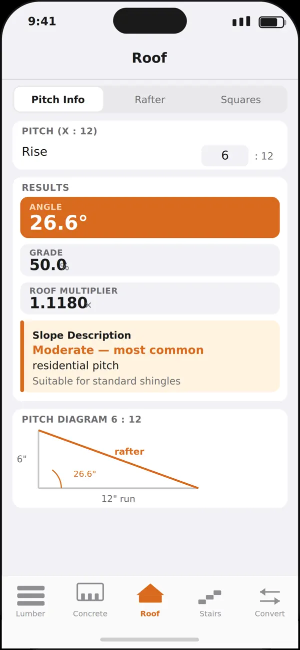 Screenshot #3 pour Builders-Calc